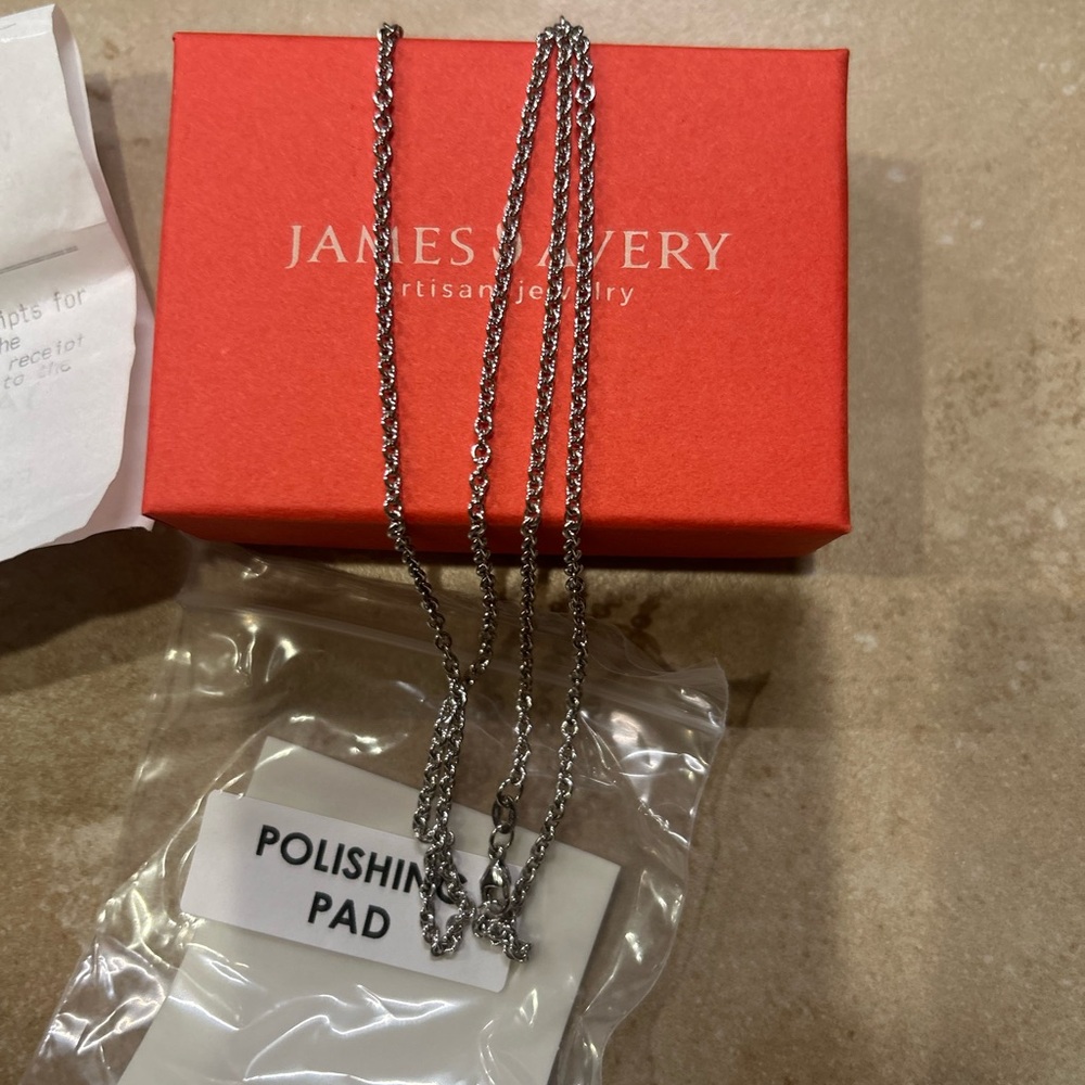 James Avery 24” medium cable Chain Necklace
